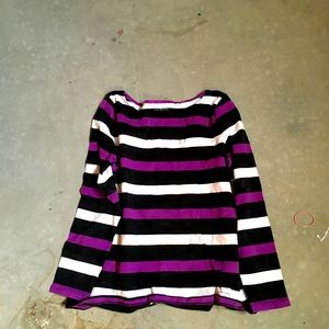 COPY - Talbots Long Sleeve Striped Tee NWOT Medium